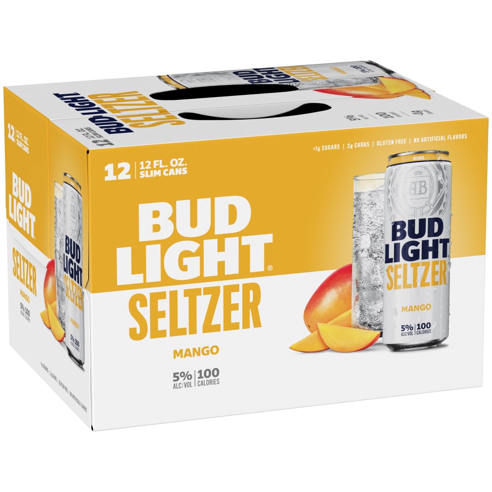 Bud Light Seltzer Mango 12oz 12 PK