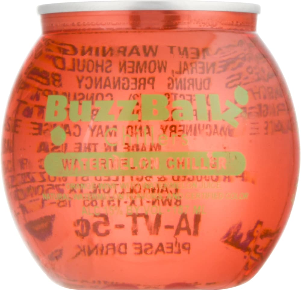 Buzzballz Watermelon Chillers 187ml 1 PK