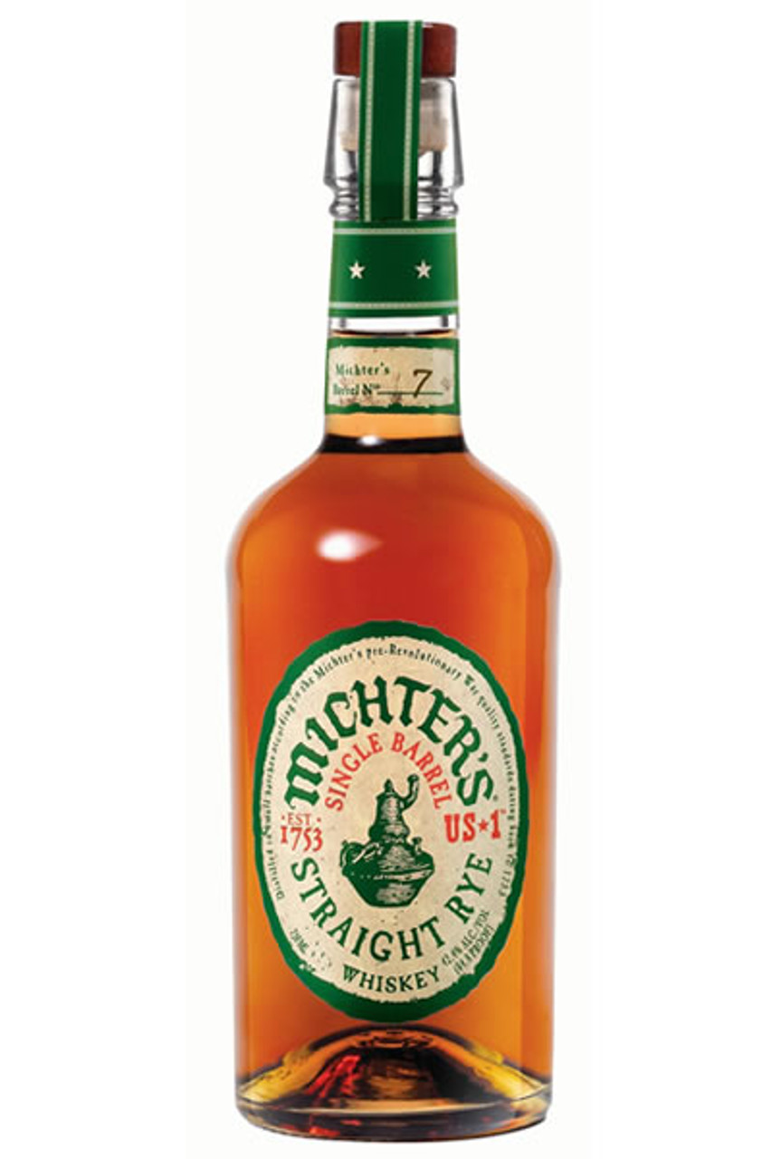 Michters Single Barrell Rye 750ml 1 Btl