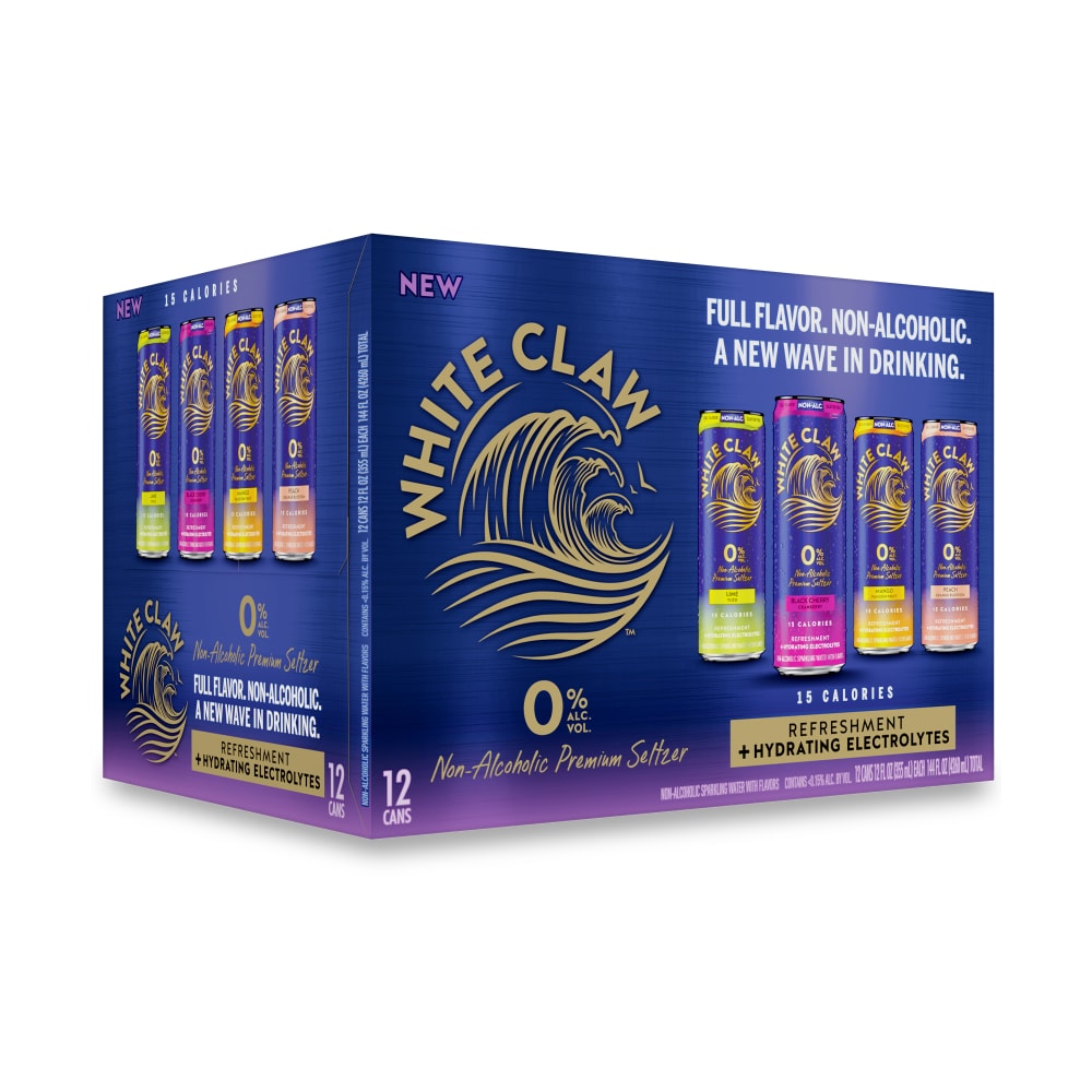 White Claw Variety Non Alcholic 12 PK