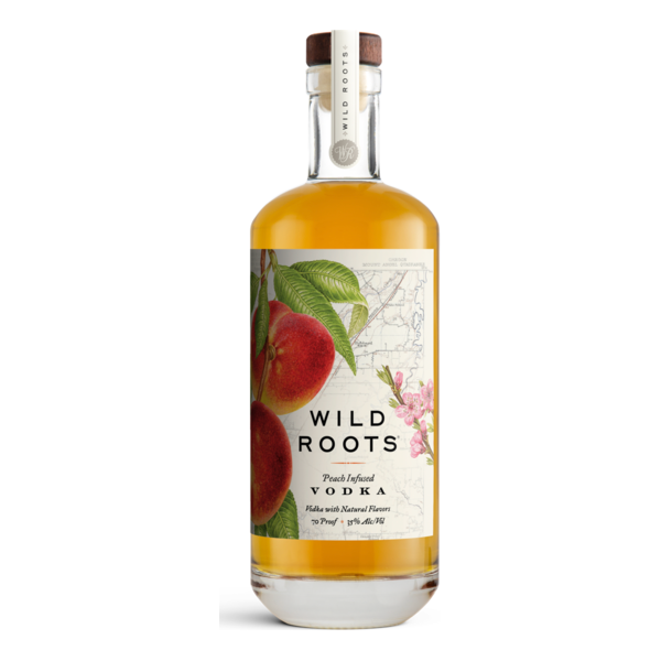 Wild Roots Peach Vodka 750ml