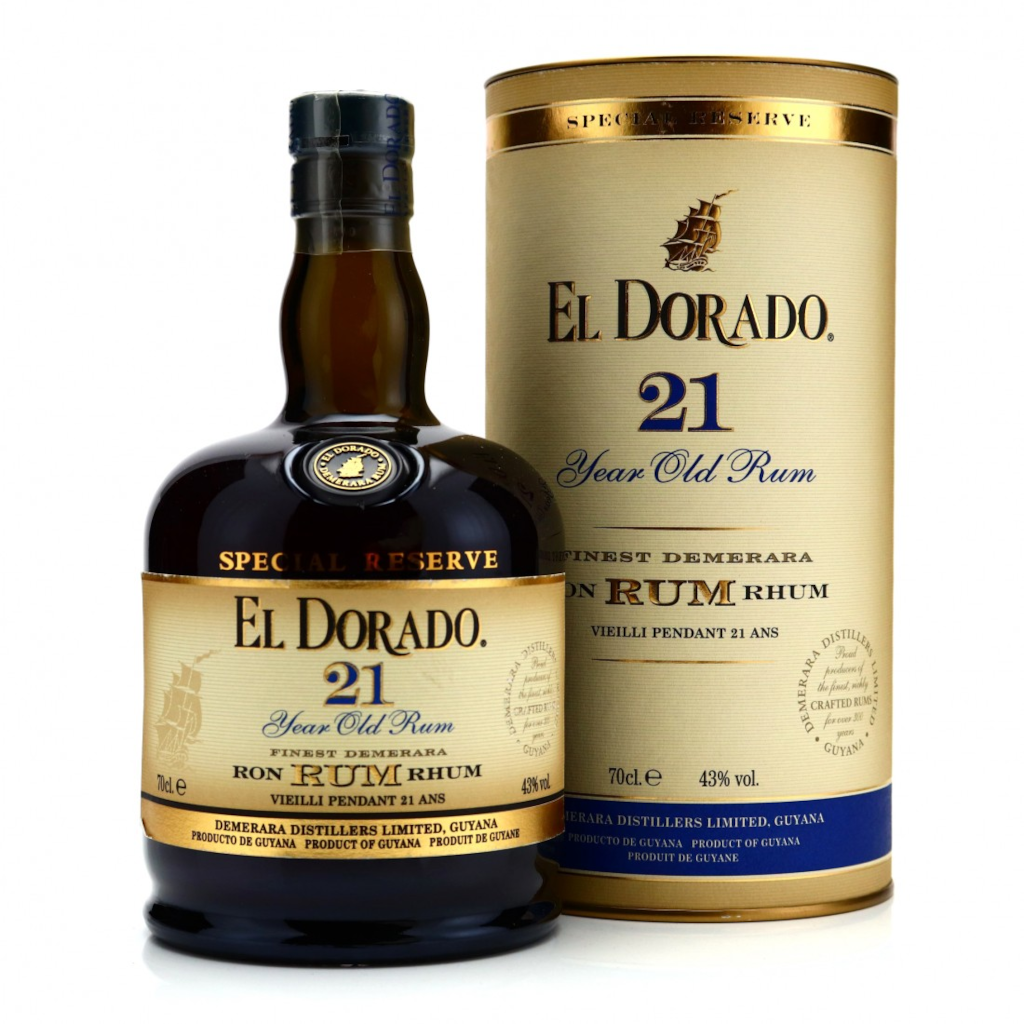 El Dorado Aged 21 Years Rum 750ML 1 PK