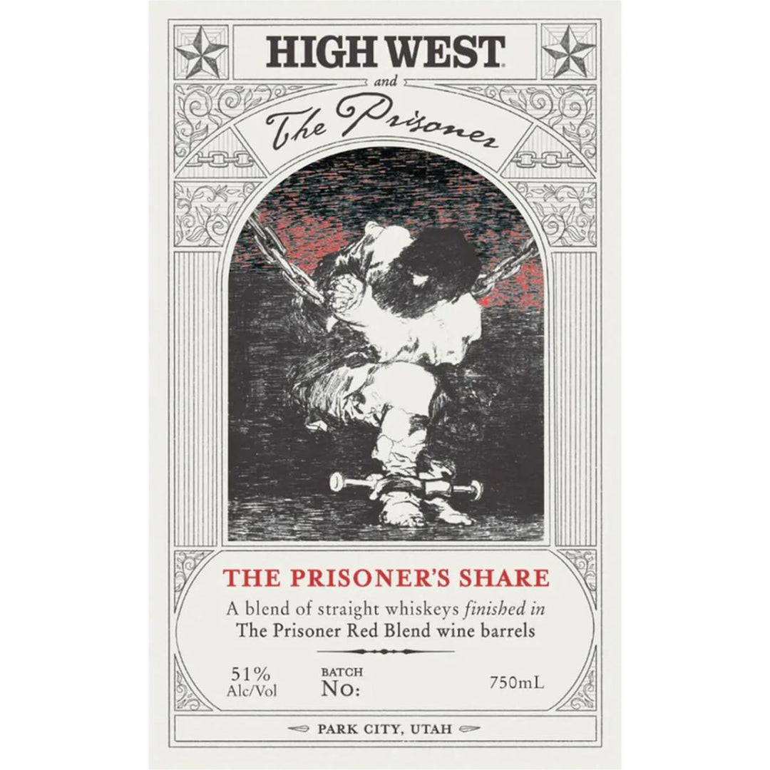 High West The Prisoners Share 750ML 1 PK