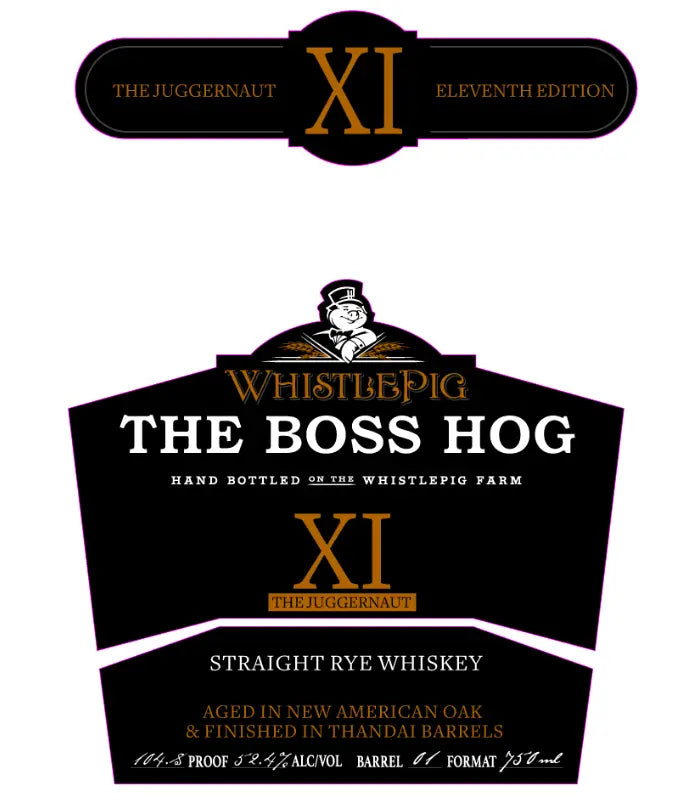 Whistlepeg The Boss Hog 750ml 1 Btl