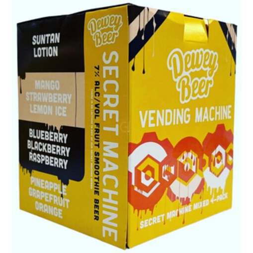 Dewey Beer Vending Machine 16oz 6 PK