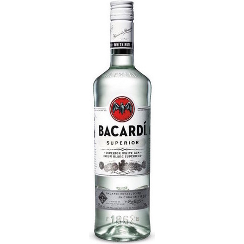 Bacardi Superior Btl 375ml 1 EA