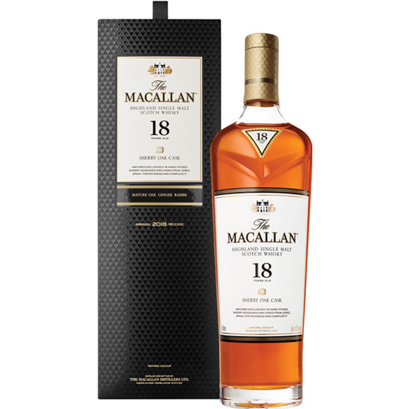 Macallan Sherry Oak Macallan 18 750ml 1 PK