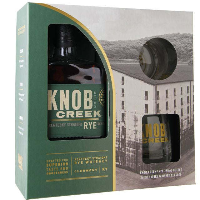 Knob Creek Rye Glassware Gift 750ml 1 PK