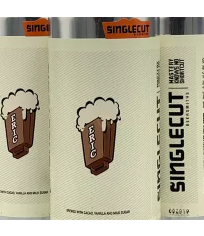 Singlecut Eric More Cowbell Milk Stout Can 16oz 4 PK