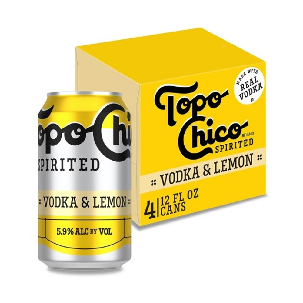 Topo Chico Lemon Can 12oz 4 PK