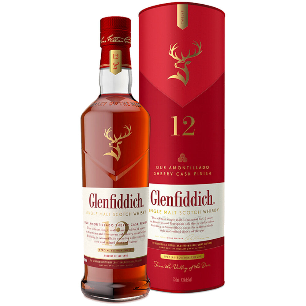 Glenfiddich Scotch 12 Year Sherry Oak 750ML 1 PK