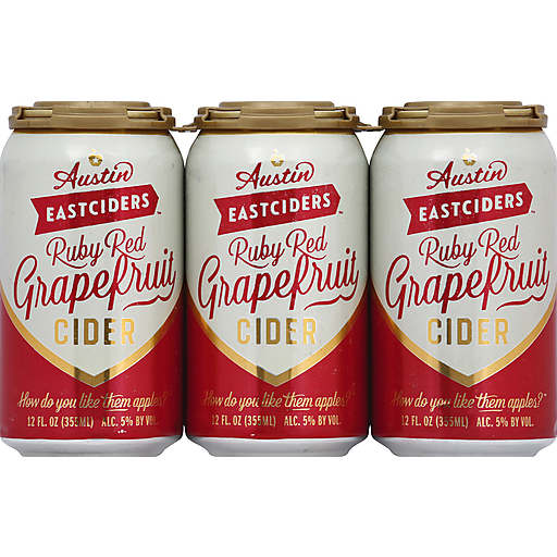 Austin Rubyred Grapefruit Can 12oz 6 PK