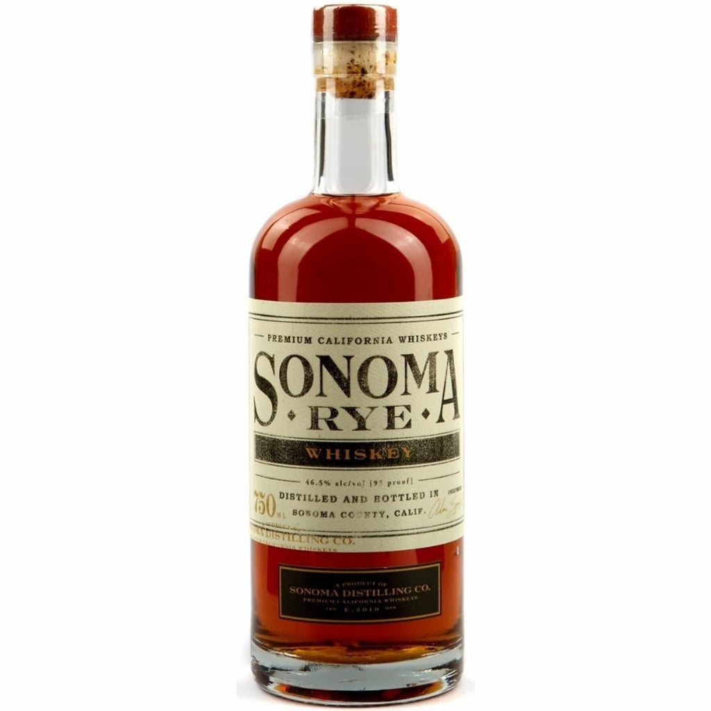 Sonoma County Distilling Rye Whiskey 750ml 1 PK