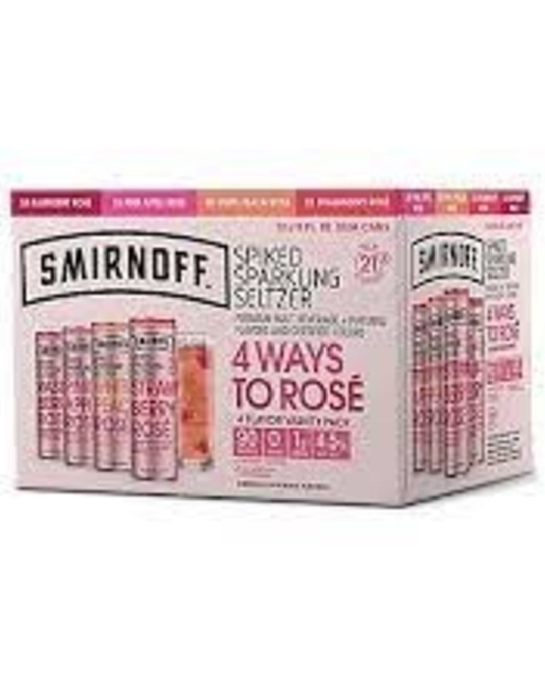 Smirnoff Spiked Sparkling Seltzer Can 12oz 12 PK