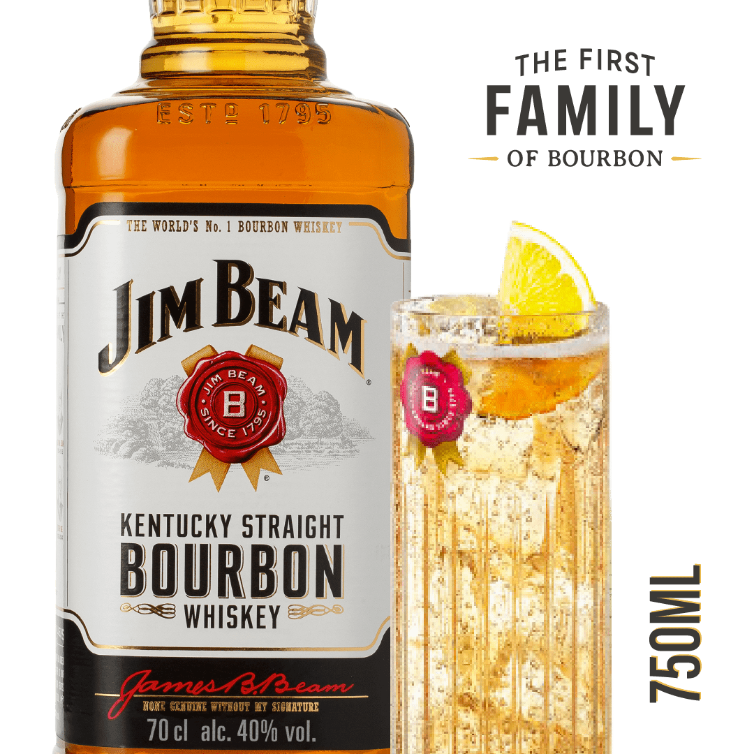 Jim Beam  Bourbon Btl 750ml 1 PK