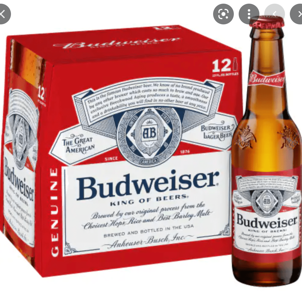 Budweiser 12oz 12 PK