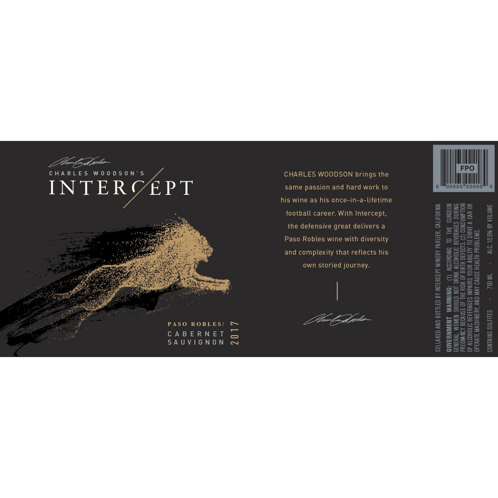 Intercept Cab Sauv 750ml 1 Btl