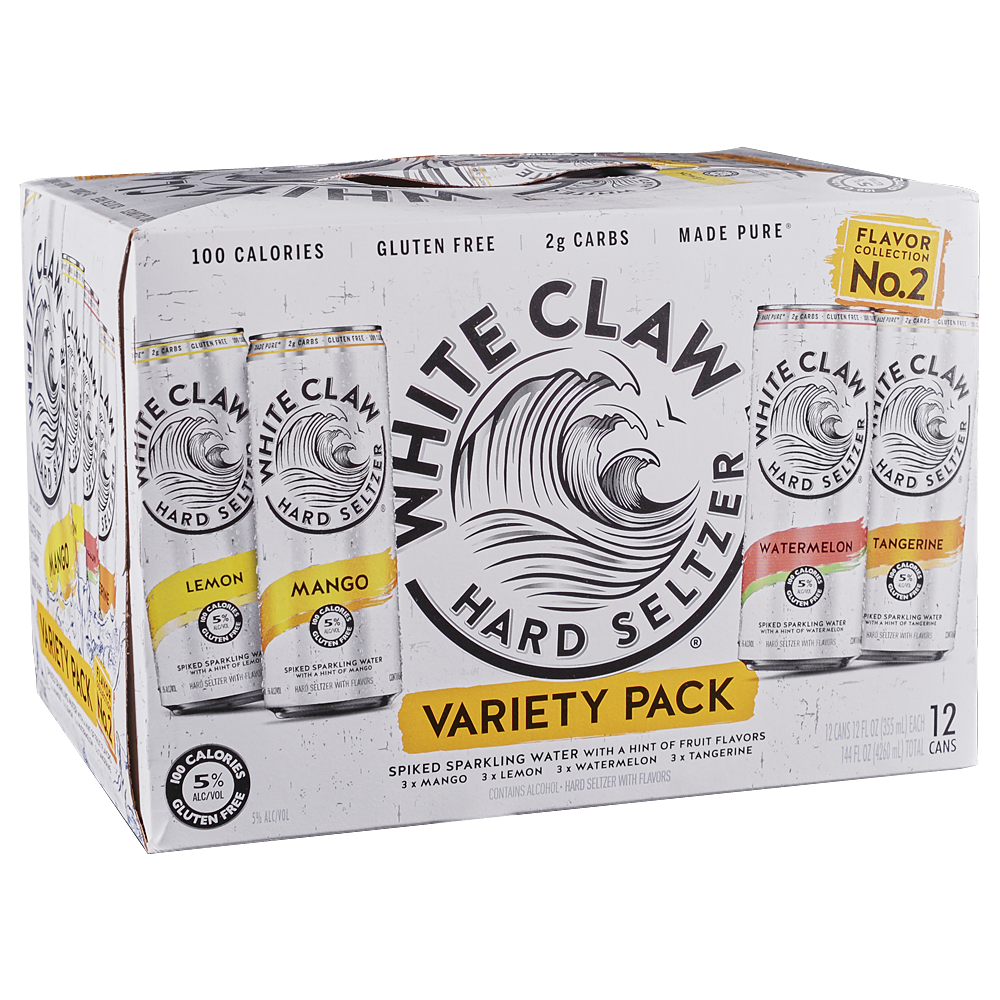 White Claw No 2 Varitye 12oz 12 PK