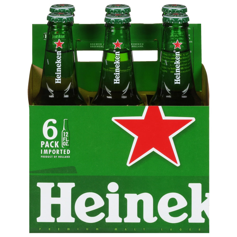 Heineken Bottles 12oz 6 PK