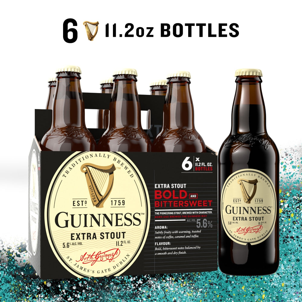 Guinness Extra Stout Btl 12oz 6 PK