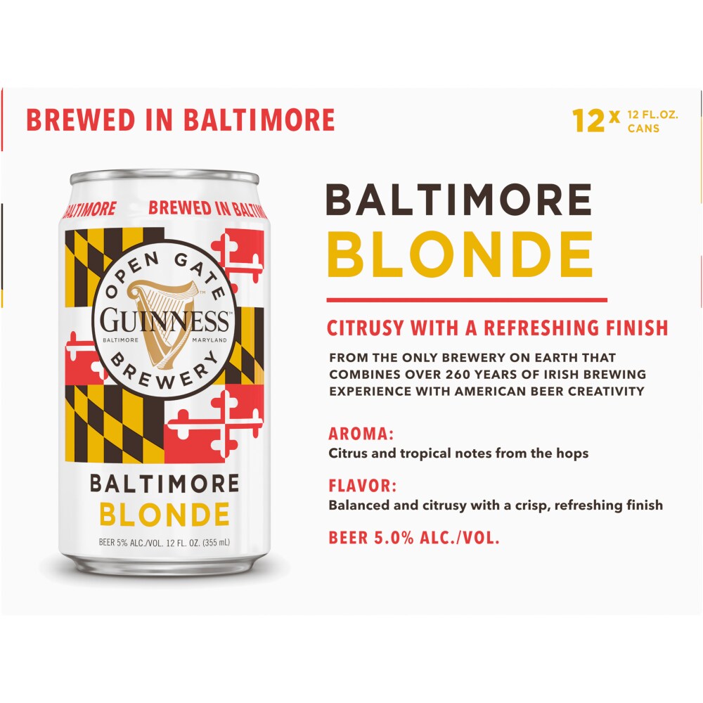 Guinness Blonde Can 12oz 12 PK