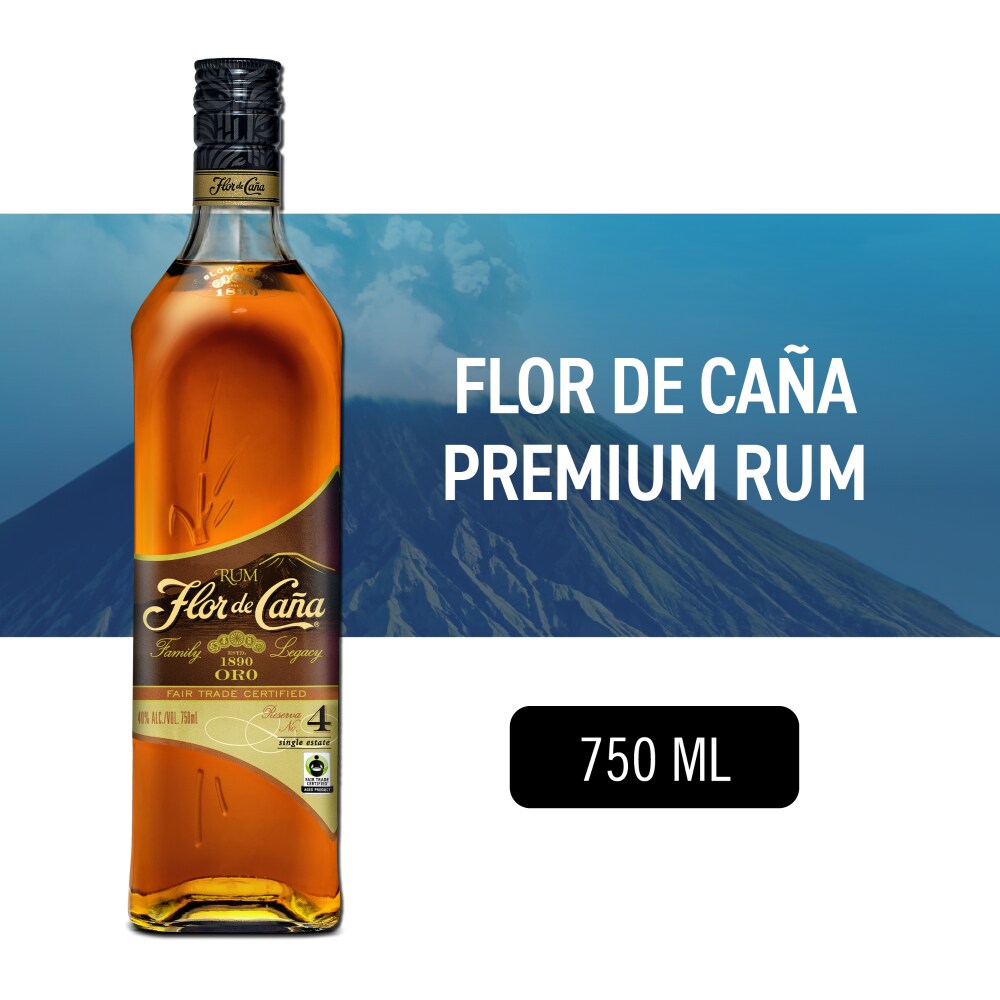 Flor De Cana Anejo Oro 4 Yrs 750ml 1 PK