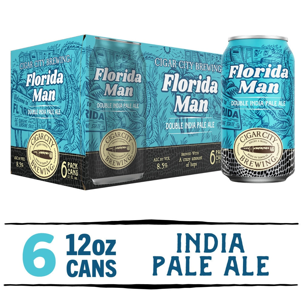 Cigar City Florida Man Can 12oz 6 PK