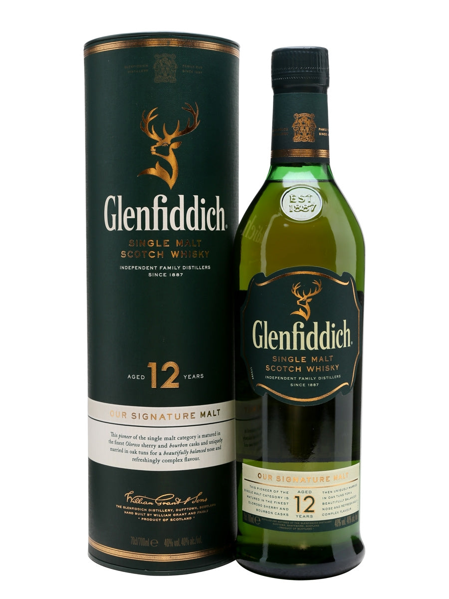 Glenfiddich 12yrs 750ml 1 Btl