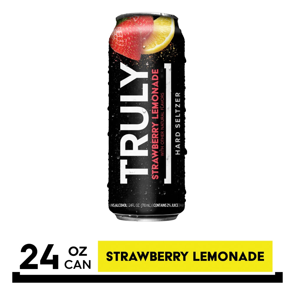 Truly Strawberry Lemonade 24oz Can Each