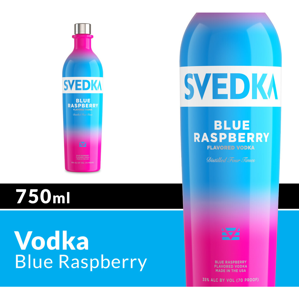 Svedka Blue Raspberry 750ml 1 PK