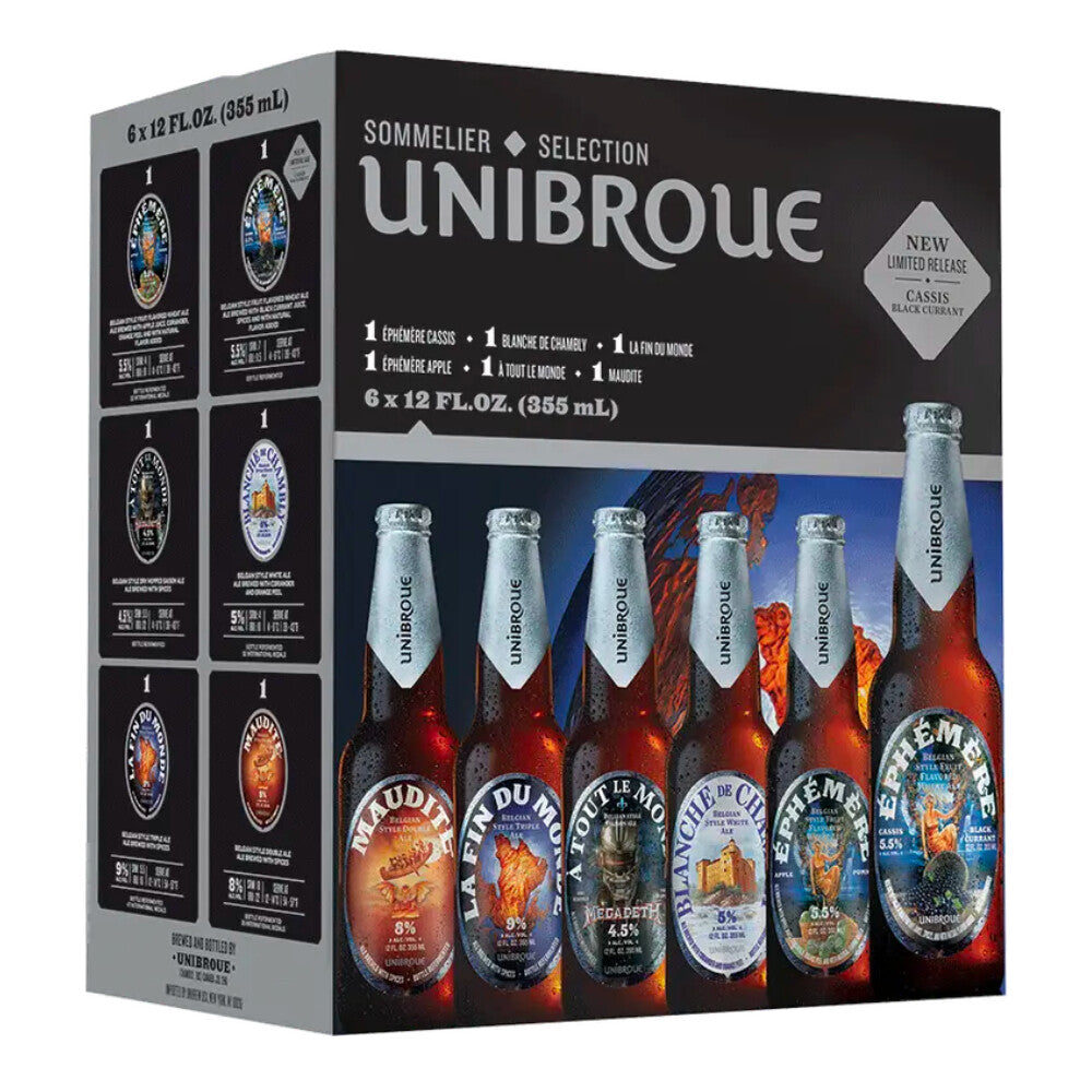 Unibroue Sommelier Mixed Pack Btl 355ml 6 PK