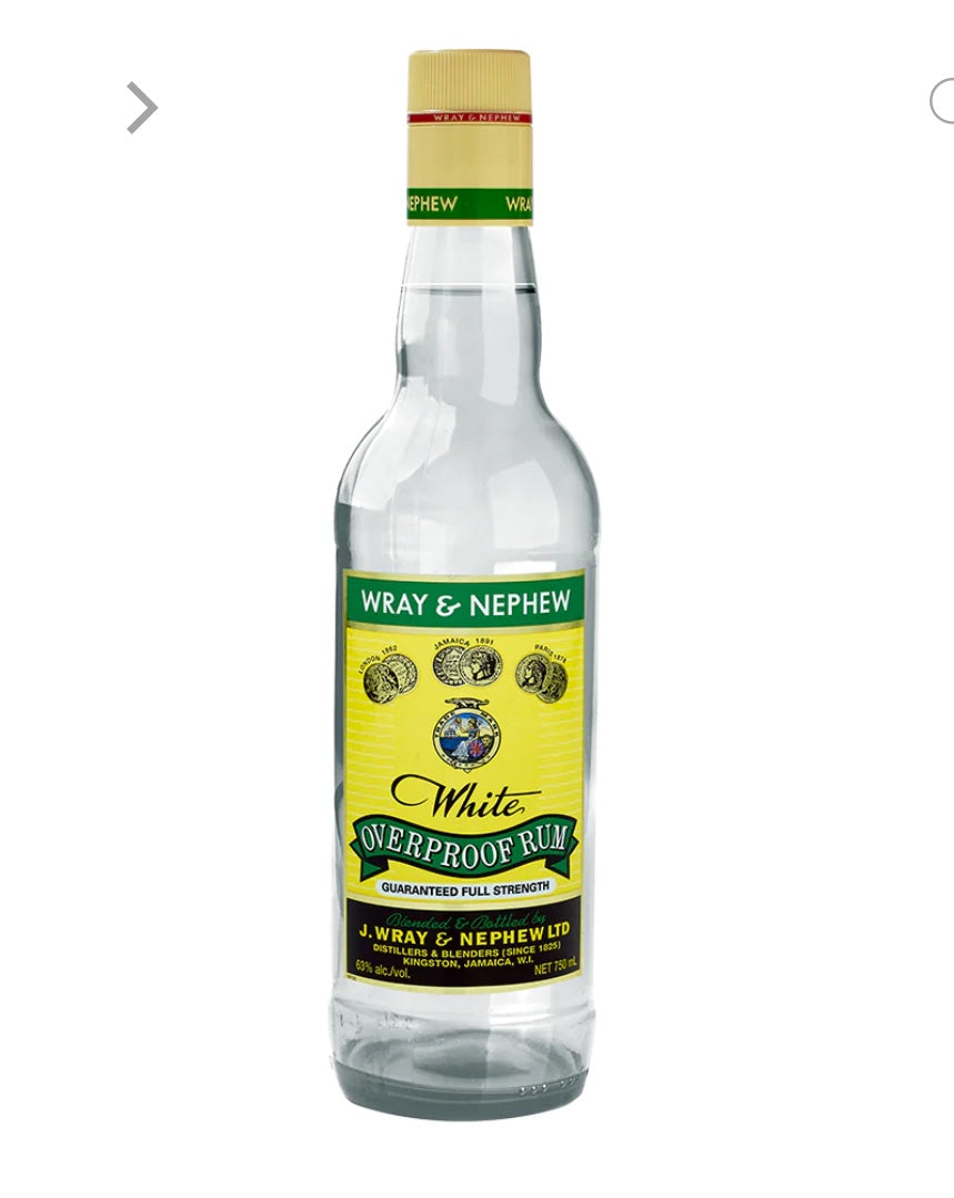 Wray & Nephew White Overpf Rum 750ml 1 PK