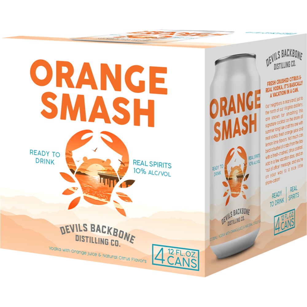 Devils Backbone Orange Smash 12oz 4 EA