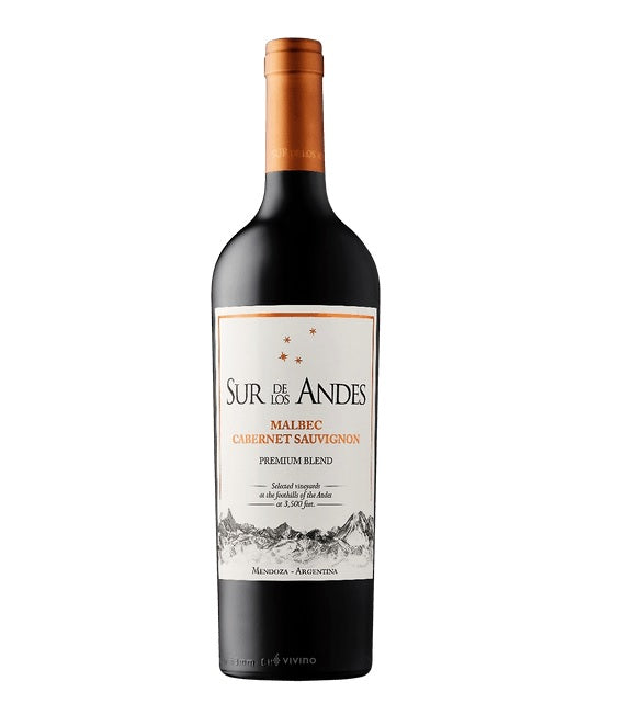 Sur De Los Andes Malbec & Cabernet Sauvgnon Btl 750ml 1 EA