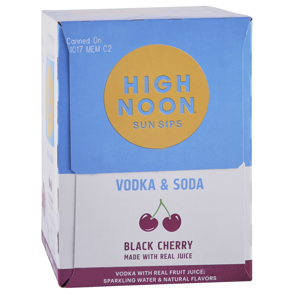 High Noon Black Cherry 355ml 4 PK