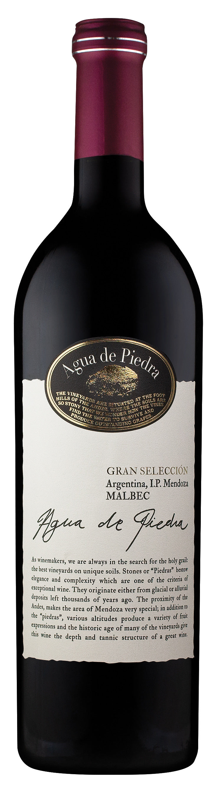 Agua De Piedra Gran Selection Malbec 750ml 1 PK