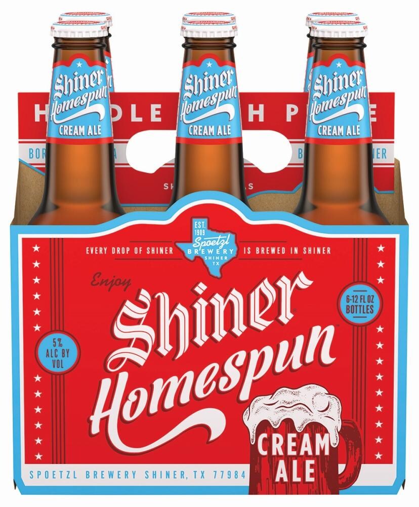 Shiner Homespuncream Ale 12oz 4 PK