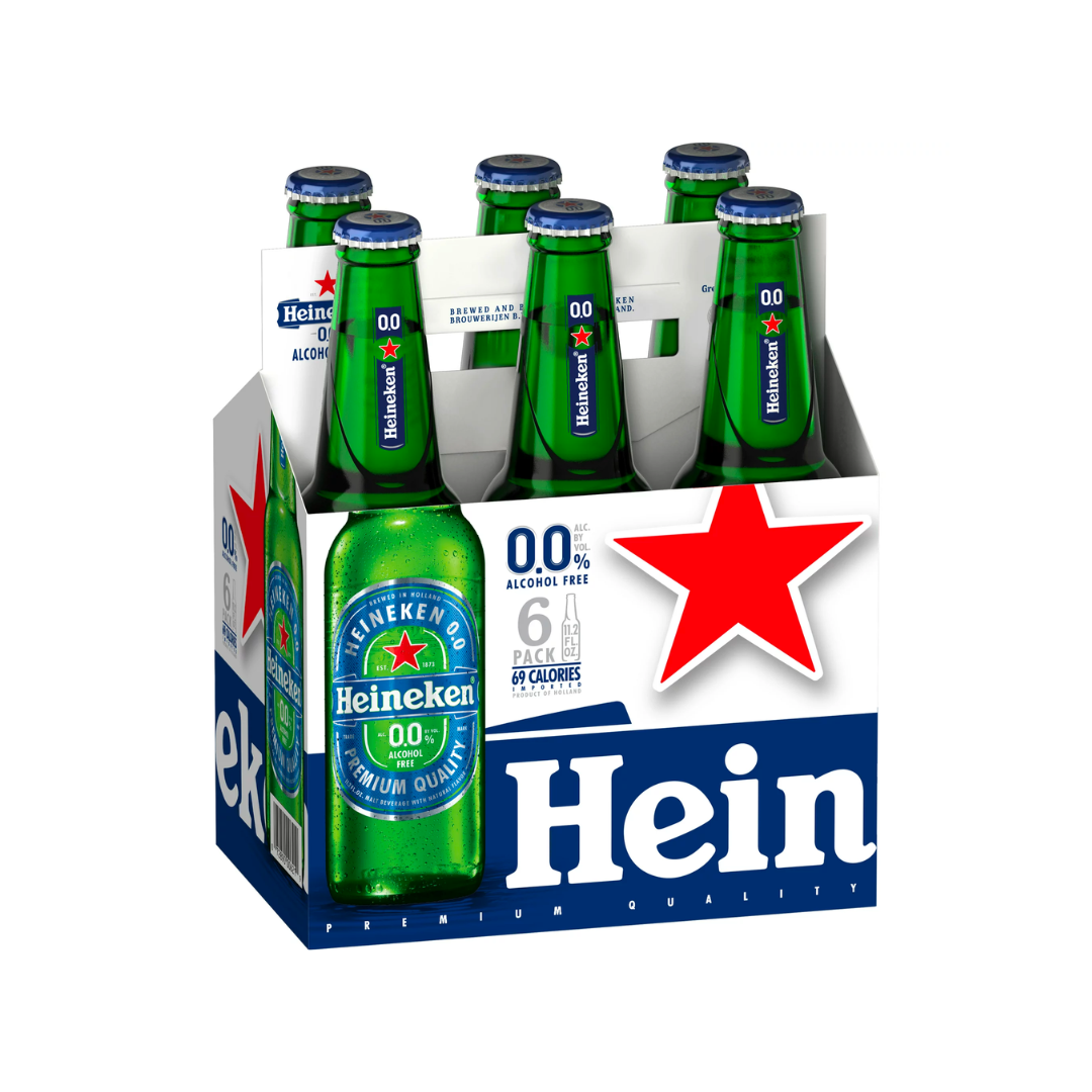 Heineken Non Alcholic Beer Btl 12oz 6 PK