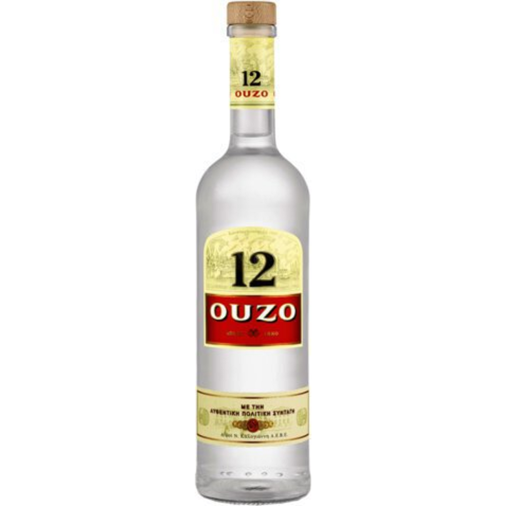 12 Ouzo 750ml 1 Btl